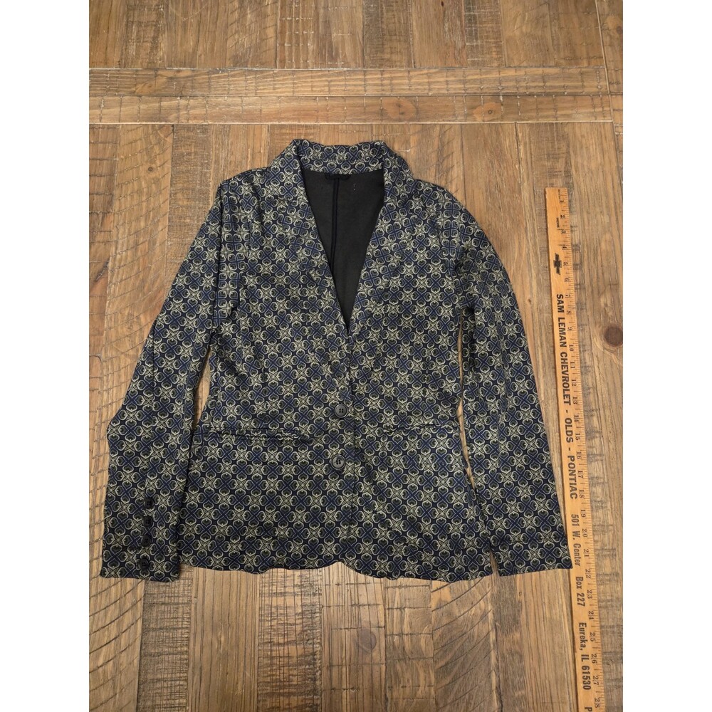 King Louie Blazer All-over Geometric Print Made In Turkey